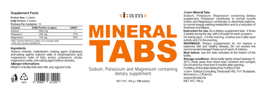 I:AM Mineral Tabs Sótabletta 120 db-os kiszerelés