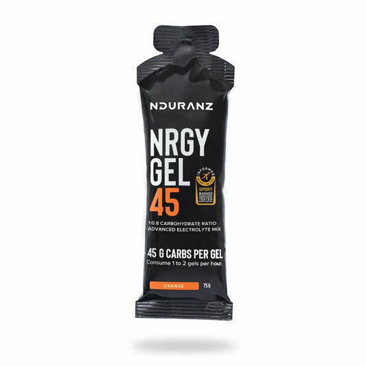Nduranz NRGY Gel 45 energiagél – Narancs, 75 g