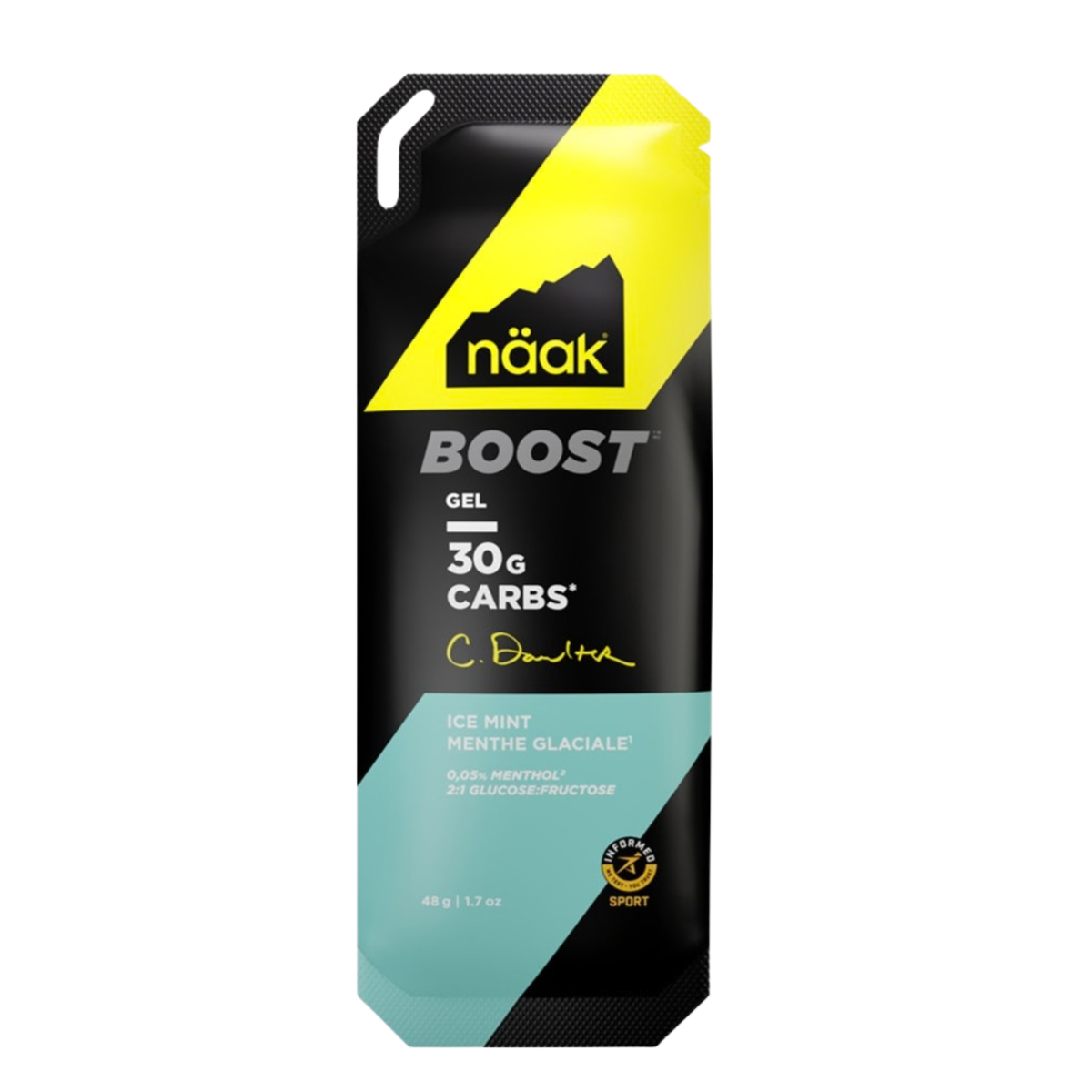 Näak BOOST Gel 30 Ice Mint energiagél, 48 g-os tasak