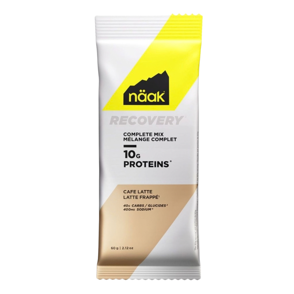 Näak RECOVERY Complete Mix 10 Latte Frappé regenerációs italpor, 60 g-os tasak
