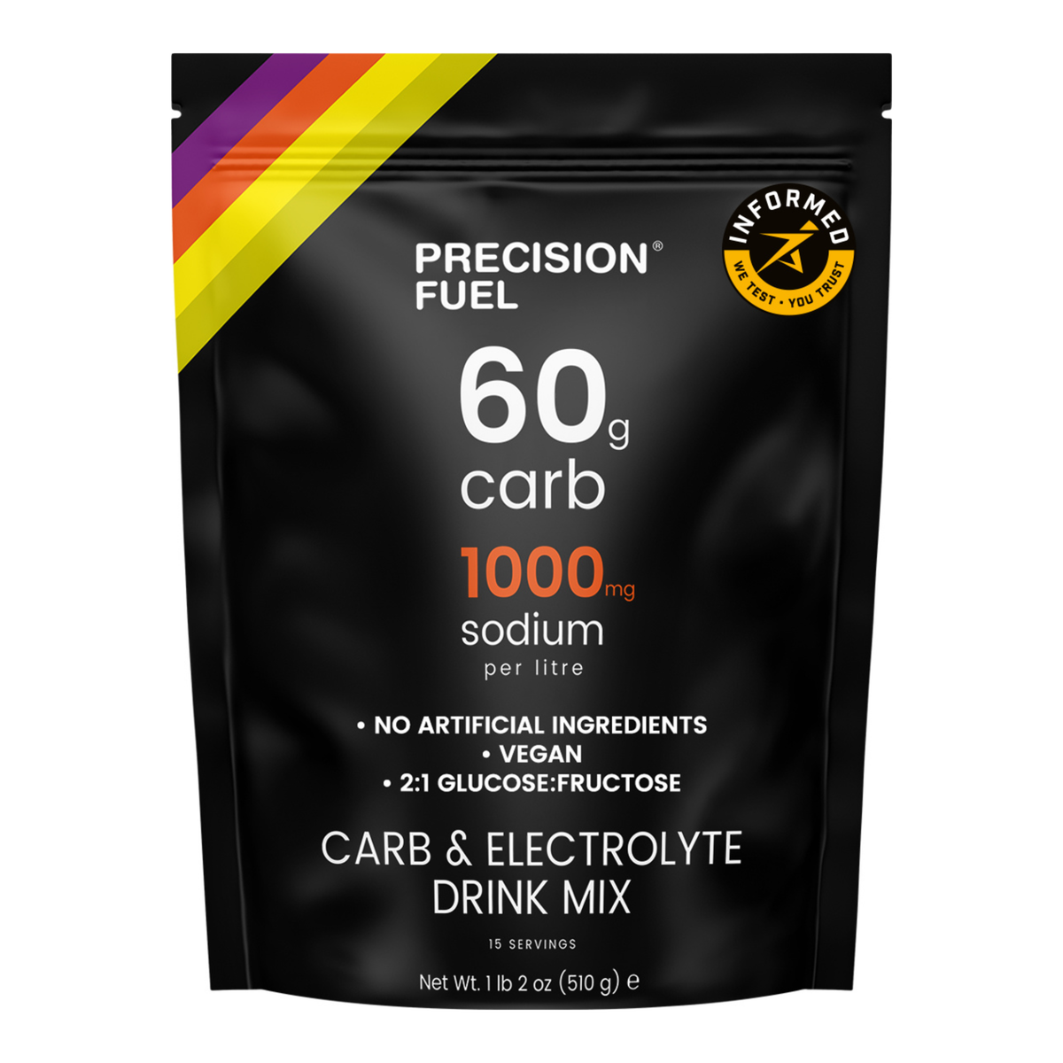 Precision Fuel & Hydration Carb & Electrolyte Drink Mix – 510 g